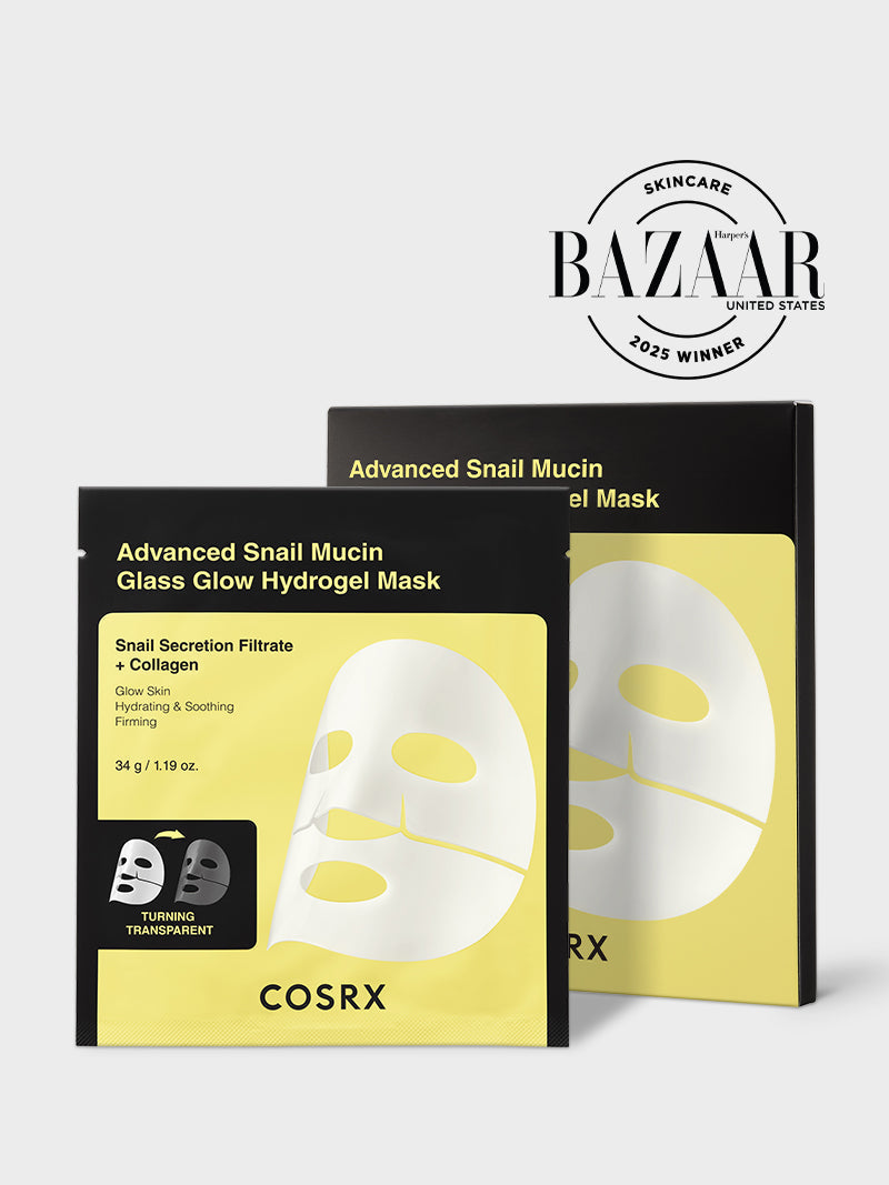 Advanced Snail Mucin Glass Glow Hydrogel Mask_3ea S4